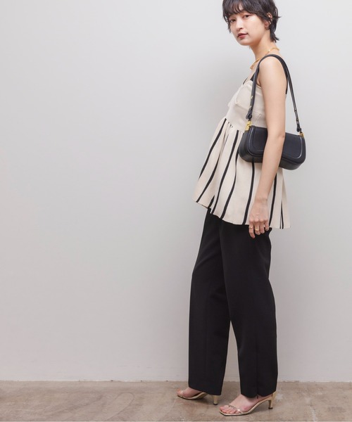 Eimee Law（エイミーロウ）の「カシュクールペプラムビスチェ（ベスト・レディース・アイボリー/ブラック/ダークベージュ・38）」の7枚目の写真