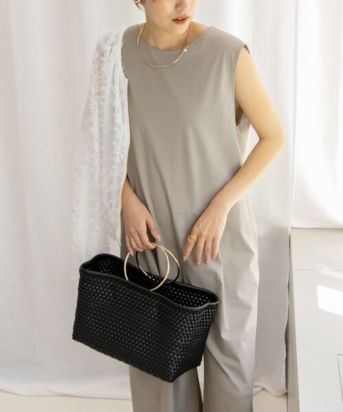 NOLLEY’S（ノーリーズ）の「アクティブRASH オールインワン（つなぎ/オールインワン・レディース・ブラック/グレイッシュベージュ・36/38）」の8枚目の写真