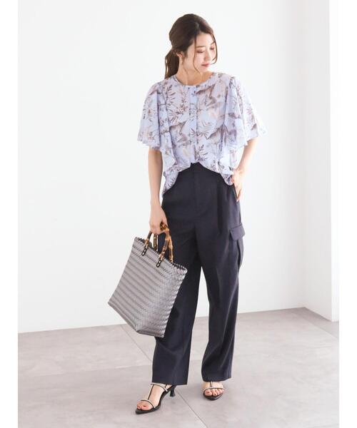 Te chichi（テチチ）の「カーゴスラックスパンツ（カーゴパンツ・レディース・カーキ/ベージュ/ネイビー・F）」の6枚目の写真