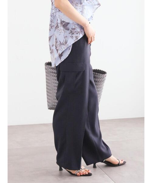 Te chichi（テチチ）の「カーゴスラックスパンツ（カーゴパンツ・レディース・カーキ/ベージュ/ネイビー・F）」の9枚目の写真