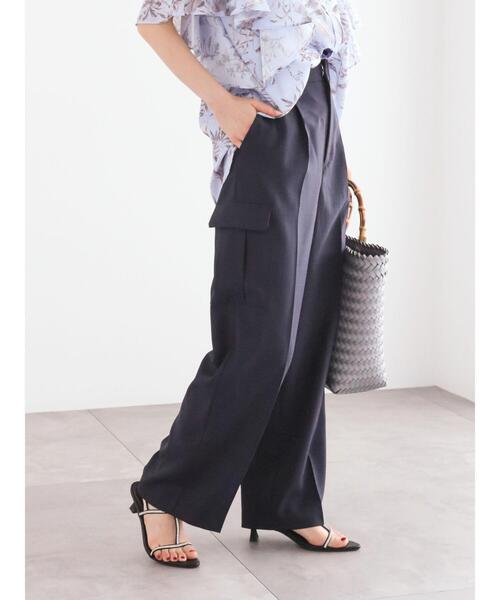 Te chichi（テチチ）の「カーゴスラックスパンツ（カーゴパンツ・レディース・カーキ/ベージュ/ネイビー・F）」の10枚目の写真