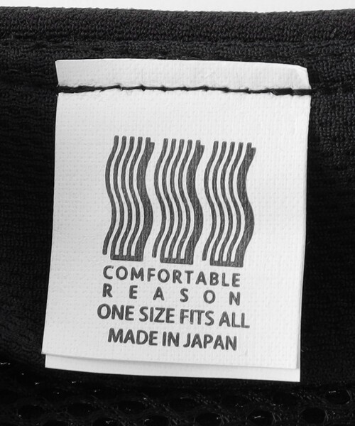 COMFORTABLE REASON(コンフォータブルリーズン)の「<COMFORTABLE REASON> ストレッチ スカッシュ キャップ(キャップ・メンズ・ブラック・FREE)」の4枚目の写真