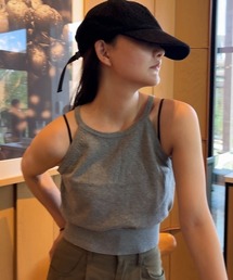 INTER FACTORY（インターファクトリー）の「さいとうなる - アメスリタンクトップ -made in  INTER FACTORY（タンクトップ）」