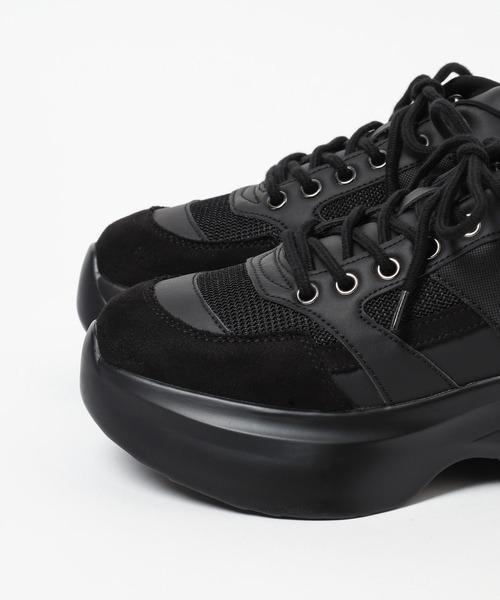 HARE（ハレ）の「WAVEソールスニーカー3(HARE)（スニーカー・メンズ・ブラック/シルバー・LARGE/MEDIUM）」の14枚目の写真