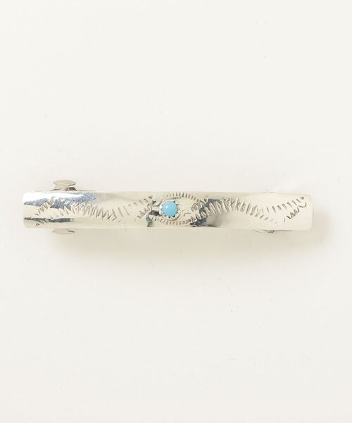 Indian Jewelry（インディアンジュエリー）の「INDIAN JEWELRY  - HAIR ACCE 4（バレッタ/ヘアクリップ・レディース・シルバー系1/シルバー系2・ONE SIZE）」の2枚目の写真