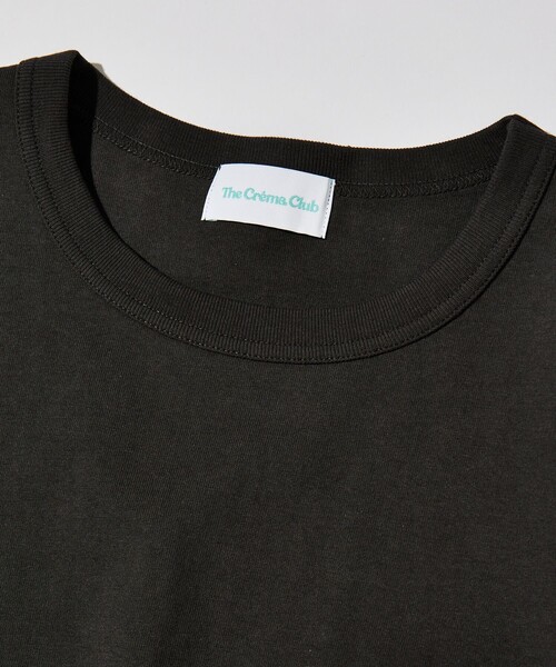 FREAK'S STORE(フリークスストア)の「The Crema Club/ザ クレマ クラブ 【別注】 バックチェーン刺繍 ロゴ Tシャツ(Tシャツ/カットソー・メンズ・ホワイト/ブラック・MEDIUM/LARGE)」の5枚目の写真