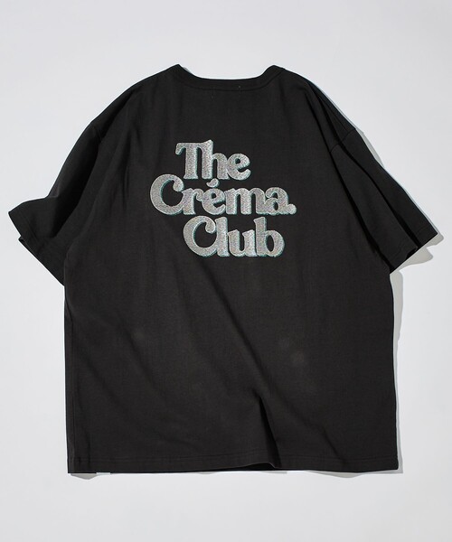 FREAK'S STORE(フリークスストア)の「The Crema Club/ザ クレマ クラブ 【別注】 バックチェーン刺繍 ロゴ Tシャツ(Tシャツ/カットソー・メンズ・ホワイト/ブラック・MEDIUM/LARGE)」の11枚目の写真