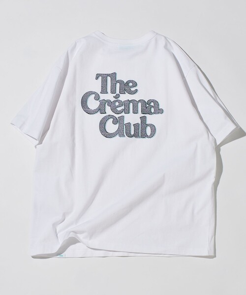 FREAK'S STORE(フリークスストア)の「The Crema Club/ザ クレマ クラブ 【別注】 バックチェーン刺繍 ロゴ Tシャツ(Tシャツ/カットソー・メンズ・ホワイト/ブラック・MEDIUM/LARGE)」の14枚目の写真