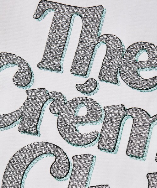 FREAK'S STORE(フリークスストア)の「The Crema Club/ザ クレマ クラブ 【別注】 バックチェーン刺繍 ロゴ Tシャツ(Tシャツ/カットソー・メンズ・ホワイト/ブラック・MEDIUM/LARGE)」の15枚目の写真