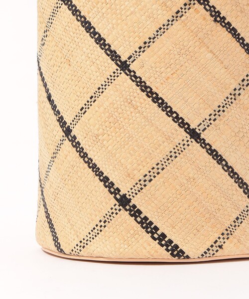 TOMORROWLAND （トゥモローランド）の「ELE SAC PAPILO CHECK バケットバッグ（かごバッグ・レディース・ブラック系その他/ホワイト系その他・FREE）」の7枚目の写真