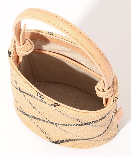 TOMORROWLAND （トゥモローランド）の「ELE SAC PAPILO CHECK バケットバッグ（かごバッグ・レディース・ブラック系その他/ホワイト系その他・FREE）」の10枚目の写真