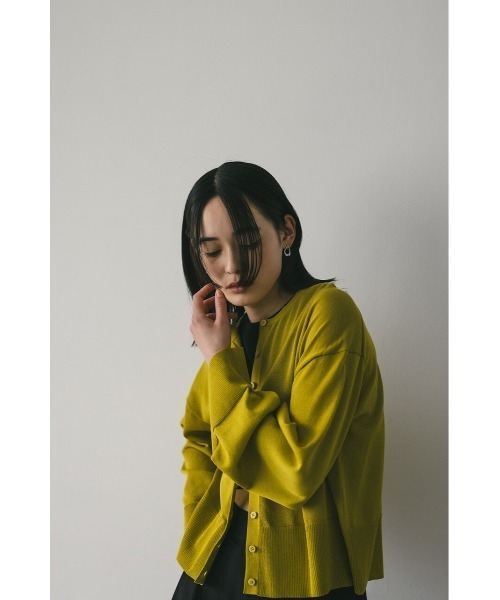 STYLEMIXER（スタイルミキサー）の「ドライニットシアーカーディガン（カーディガン/ボレロ・レディース・ブラック/イエロー/ベージュ・FREE）」の10枚目の写真