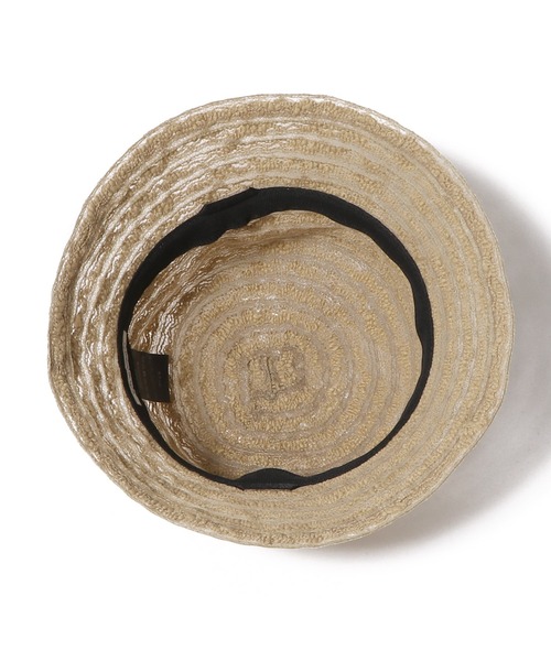 ESTNATION(エストネーション)の「La Maison de Lyllis / KUKA クロッシェハット(ハット・レディース・ライトベージュ/ブラック・FREE)」の4枚目の写真