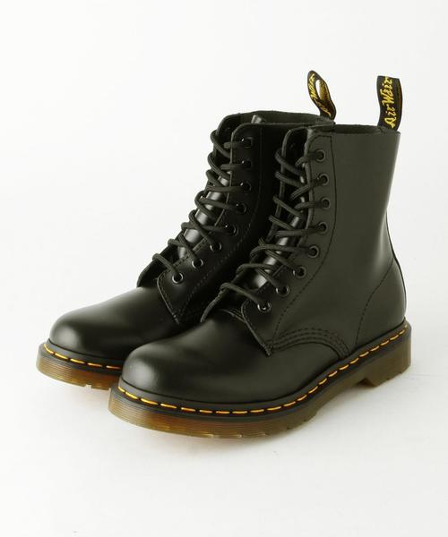 Dr. Martens（ドクターマーチン）の「Dr.martens8-EYEブーツ/BCDr.MTN 8-EYE BOOT◆（ブーツ・レディース・ブラック/ワインレッド・5/4）」の2枚目の写真