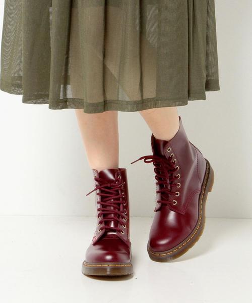 Dr. Martens（ドクターマーチン）の「Dr.martens8-EYEブーツ/BCDr.MTN 8-EYE BOOT◆（ブーツ・レディース・ブラック/ワインレッド・5/4）」の9枚目の写真