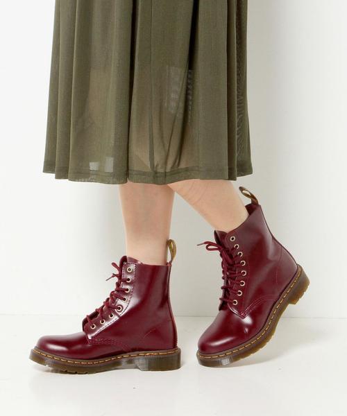 Dr. Martens（ドクターマーチン）の「Dr.martens8-EYEブーツ/BCDr.MTN 8-EYE BOOT◆（ブーツ・レディース・ブラック/ワインレッド・5/4）」の10枚目の写真