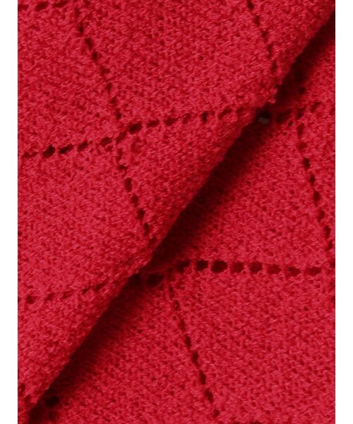 jouetie（ジュエティ）の「2wayレースアップクロップドニット（ニット/セーター・レディース・ブラック/アイボリー/レッド・MEDIUM）」の14枚目の写真