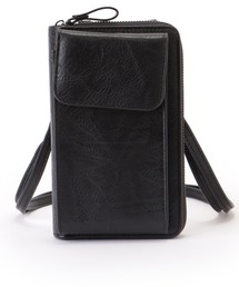 ショルダー付き 2WAY スマホ ウォレット バッグ