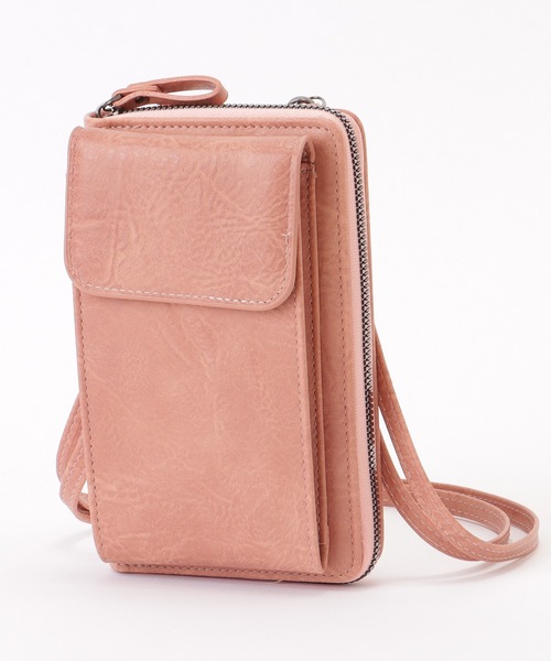 Lace Ladies(レースレディース)の「ショルダー付き 2WAY スマホ ウォレット バッグ(ショルダーバッグ・レディース・ピンク/ブラウン/ブラック/ブルー/グレー・FREE)」の18枚目の写真