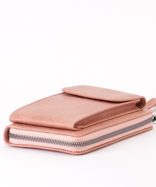 Lace Ladies(レースレディース)の「ショルダー付き 2WAY スマホ ウォレット バッグ(ショルダーバッグ・レディース・ピンク/ブラウン/ブラック/ブルー/グレー・FREE)」の21枚目の写真