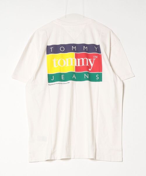 TOMMY HILFIGER(トミーヒルフィガー)の「レギュラーポップカラーフラッグTシャツ(Tシャツ/カットソー・メンズ・ホワイト/ブラック/ブルー・X-LARGE/SMALL/MEDIUM/LARGE)」の13枚目の写真