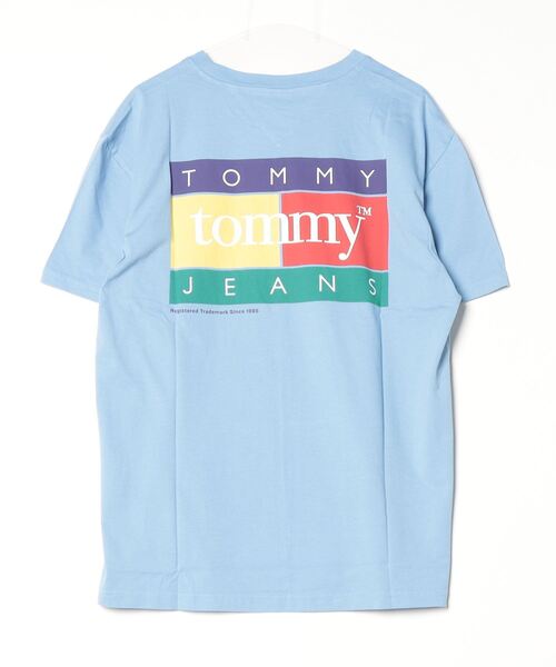 TOMMY HILFIGER(トミーヒルフィガー)の「レギュラーポップカラーフラッグTシャツ(Tシャツ/カットソー・メンズ・ホワイト/ブラック/ブルー・X-LARGE/SMALL/MEDIUM/LARGE)」の15枚目の写真