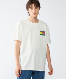 レギュラーポップカラーフラッグTシャツ