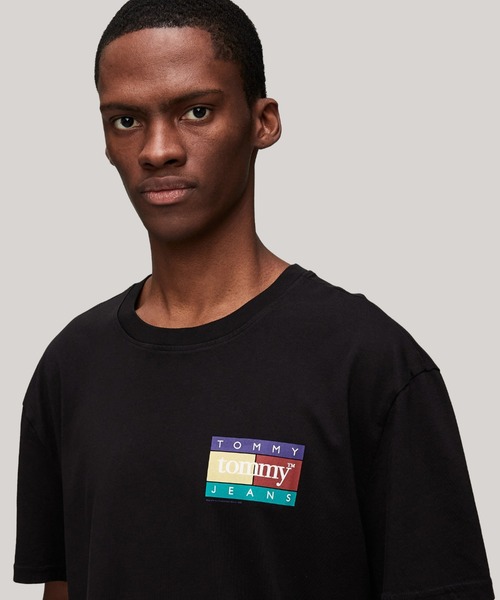 TOMMY HILFIGER(トミーヒルフィガー)の「レギュラーポップカラーフラッグTシャツ(Tシャツ/カットソー・メンズ・ホワイト/ブラック/ブルー・X-LARGE/SMALL/MEDIUM/LARGE)」の5枚目の写真