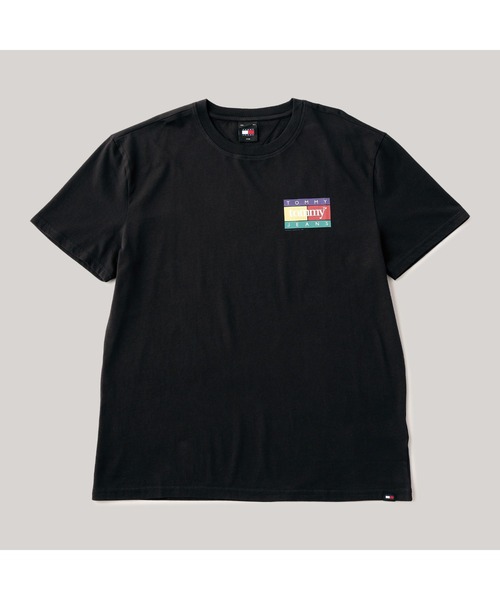 TOMMY HILFIGER(トミーヒルフィガー)の「レギュラーポップカラーフラッグTシャツ(Tシャツ/カットソー・メンズ・ホワイト/ブラック/ブルー・X-LARGE/SMALL/MEDIUM/LARGE)」の7枚目の写真