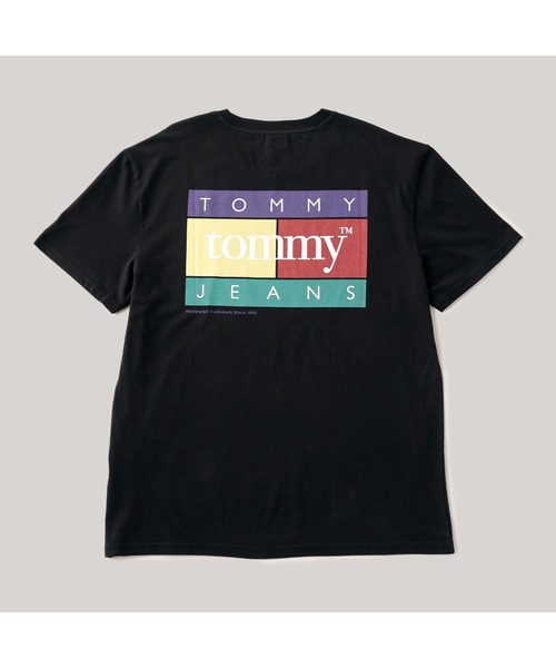 TOMMY HILFIGER(トミーヒルフィガー)の「レギュラーポップカラーフラッグTシャツ(Tシャツ/カットソー・メンズ・ホワイト/ブラック/ブルー・X-LARGE/SMALL/MEDIUM/LARGE)」の8枚目の写真