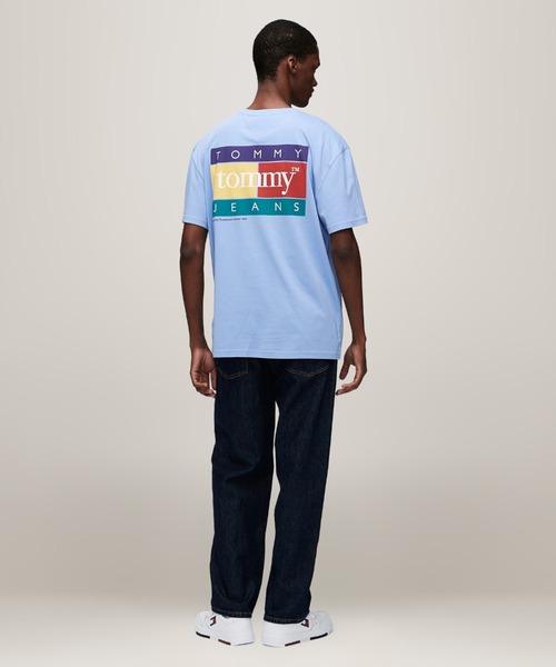 TOMMY HILFIGER(トミーヒルフィガー)の「レギュラーポップカラーフラッグTシャツ(Tシャツ/カットソー・メンズ・ホワイト/ブラック/ブルー・X-LARGE/SMALL/MEDIUM/LARGE)」の9枚目の写真