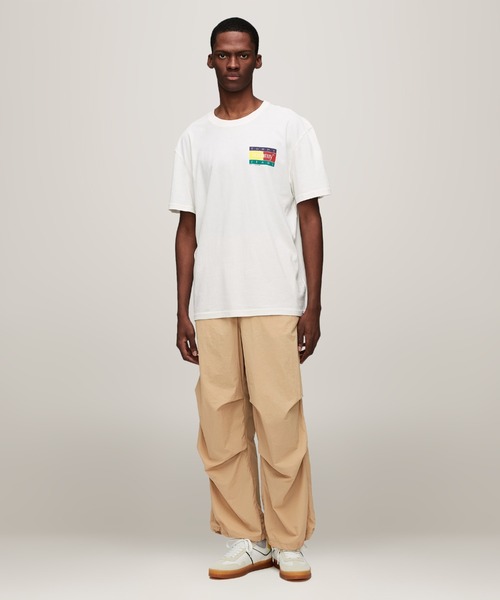 TOMMY HILFIGER(トミーヒルフィガー)の「レギュラーポップカラーフラッグTシャツ(Tシャツ/カットソー・メンズ・ホワイト/ブラック/ブルー・X-LARGE/SMALL/MEDIUM/LARGE)」の12枚目の写真