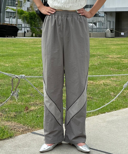 CIAOPANIC(チャオパニック)の「【ユニセックス】ウェーブ切替テックパンツ(その他パンツ・レディース・グレー/ブラック/オリーブ・MEDIUM/LARGE)」の21枚目の写真