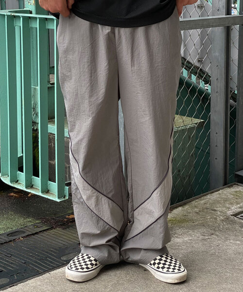 CIAOPANIC(チャオパニック)の「【ユニセックス】ウェーブ切替テックパンツ(その他パンツ・レディース・グレー/ブラック/オリーブ・MEDIUM/LARGE)」の17枚目の写真