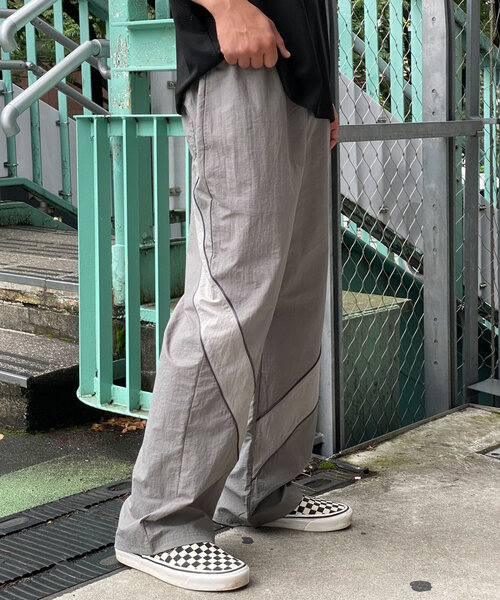 CIAOPANIC(チャオパニック)の「【ユニセックス】ウェーブ切替テックパンツ(その他パンツ・レディース・グレー/ブラック/オリーブ・MEDIUM/LARGE)」の15枚目の写真