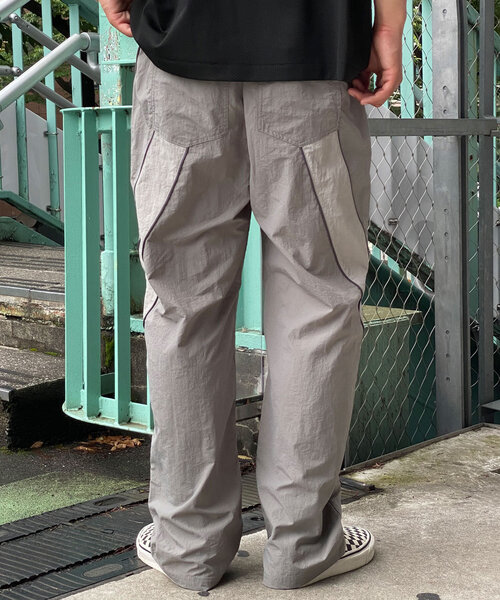 CIAOPANIC(チャオパニック)の「【ユニセックス】ウェーブ切替テックパンツ(その他パンツ・レディース・グレー/ブラック/オリーブ・MEDIUM/LARGE)」の14枚目の写真