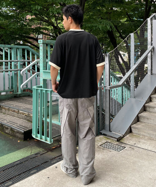 CIAOPANIC(チャオパニック)の「【ユニセックス】ウェーブ切替テックパンツ(その他パンツ・レディース・グレー/ブラック/オリーブ・MEDIUM/LARGE)」の11枚目の写真