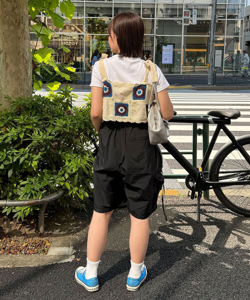 CIAOPANIC(チャオパニック)の「【ユニセックス】パフショーツ(その他パンツ・レディース・カーキ/ブラック/グレー・LARGE/MEDIUM)」の9枚目の写真