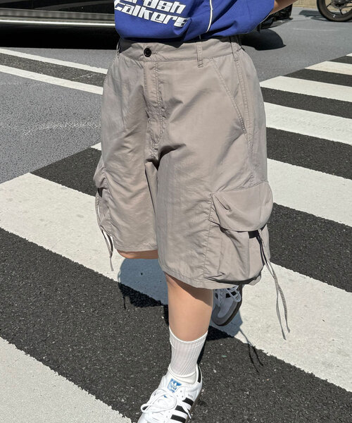 CIAOPANIC(チャオパニック)の「【ユニセックス】パフショーツ(その他パンツ・レディース・カーキ/ブラック/グレー・LARGE/MEDIUM)」の13枚目の写真