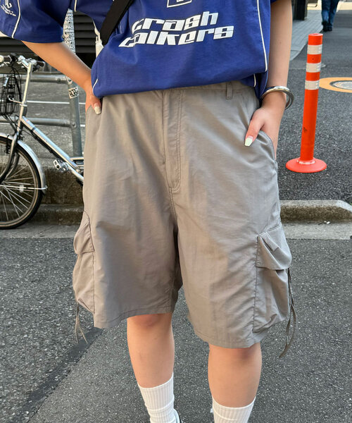 CIAOPANIC(チャオパニック)の「【ユニセックス】パフショーツ(その他パンツ・レディース・カーキ/ブラック/グレー・LARGE/MEDIUM)」の15枚目の写真