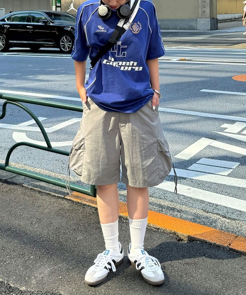 CIAOPANIC(チャオパニック)の「【ユニセックス】パフショーツ(その他パンツ・レディース・カーキ/ブラック/グレー・LARGE/MEDIUM)」の1枚目の写真