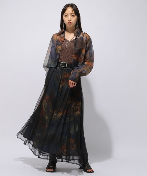 HARE（ハレ）の「カップツキラメキャミソール(HARE)（その他アンダーウェア/インナー・レディース・ブラック/ブラウン/グリーン/パープル・FREE）」の19枚目の写真