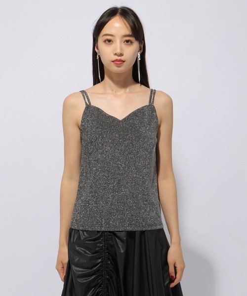 HARE（ハレ）の「カップツキラメキャミソール(HARE)（その他アンダーウェア/インナー・レディース・ブラック/ブラウン/グリーン/パープル・FREE）」の14枚目の写真