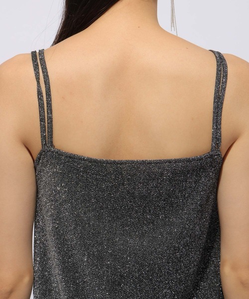 HARE（ハレ）の「カップツキラメキャミソール(HARE)（その他アンダーウェア/インナー・レディース・ブラック/ブラウン/グリーン/パープル・FREE）」の8枚目の写真