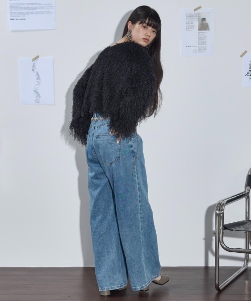 THE YOn（ザヨン）の「ハートモチーフコンチョチェーンベルト（ベルト・レディース・シルバー・FREE）」の8枚目の写真