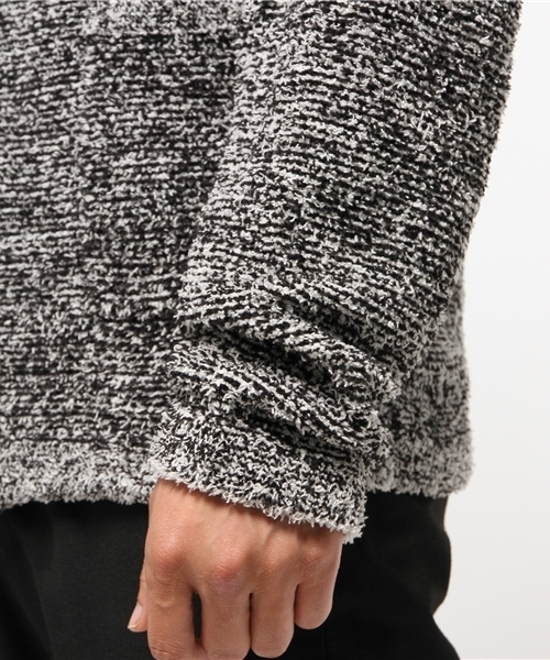 VENCEEXCHANGE（ヴァンスエクスチェンジ）の「ボアモール ショールカーディガン（カーディガン/ボレロ・メンズ・オフホワイト/シルバー/ネイビー/ブルー・LARGE/MEDIUM）」の13枚目の写真