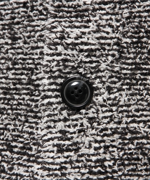 VENCEEXCHANGE（ヴァンスエクスチェンジ）の「ボアモール ショールカーディガン（カーディガン/ボレロ・メンズ・オフホワイト/シルバー/ネイビー/ブルー・LARGE/MEDIUM）」の7枚目の写真