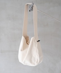 Senti（センティ）の「LEATHER CORD×WASHED NEWSPAPER BAG　レザーコード×ニュースペーパーバッグ（ショルダーバッグ・メンズ）」