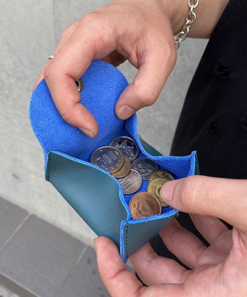 Port（ポート）の「PUレザー シンプル コインケース（コインケース・メンズ・ブラウン/ブルーグリーン/ブラック・FREE）」の5枚目の写真