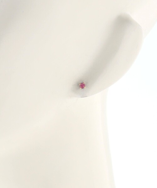 ピアス Ruby アウターコンク・トラガス,にオススメ K10YG ルビー ボディ